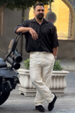 پیراهن استین کوتاه یقه انگلیسی برشکا - تصویر 6