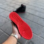 نایک ایرجردن 1 ساقدارمشکی ورنی(black red) - Image 3