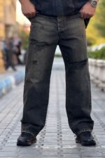 شلوار لی  زغالی سنگشور(dsquared2) - Image 2