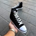 ال استار مشکی سفید(converse) - Image 4