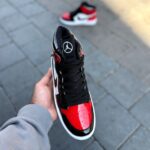 نایک ایرجردن 1 مشکی قرمز ورنی (black red) - Image 3