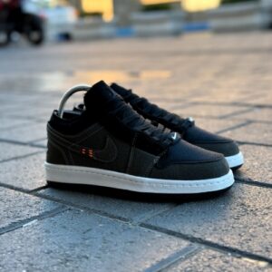 نایک ایرجردن 1 مشکی طوسی پشت و رو(se craft)