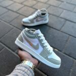 نایک ایرجردن 1 سفید طوسی پشتو رو(se craft) - Image 2