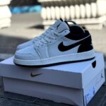 نایک ایرجردن 1 سفید مشکی(white black)