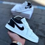 نایک ایرجردن 1 سفید مشکی(white black) - Image 2