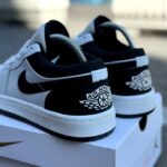 نایک ایرجردن 1 سفید مشکی(white black) - Image 3