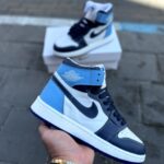 نایک ایرجردن 1 آبی سرمه ای ساقدار(navy blue) - Image 2