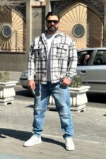 پیراهن پشمی چهارخونه قواره باکس (Checkered)