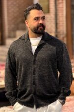 پیراهن استین بلند باکسی پارچه آنگورا - Image 10