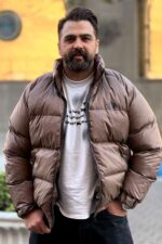 کاپشن پفی یقه ایستاده نورث فیس(the north face)