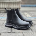 پوتین بدون بند مشکی مک کویین (MC queen)