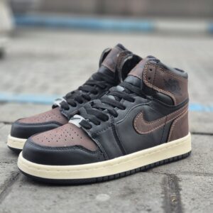 نایک ایرجردن 1 مشکی قهوه ای (og palomino)