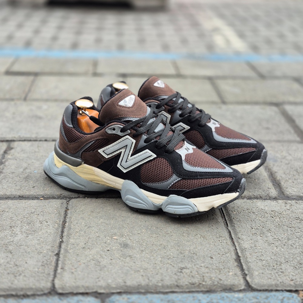 نیوبالانس مشکی قهوه ای (new balance 9060)