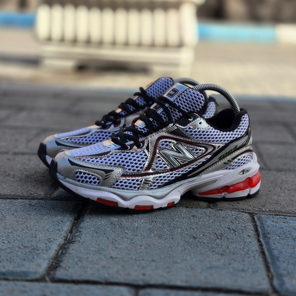 نیوبالانس سفید نقره ای (new balance 1064)